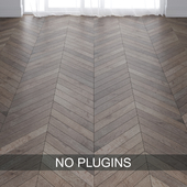Gray Oak Wood Parquet Floor Tiles vol. 015 in 3 types