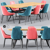 Alfie Dining Table Chair Set