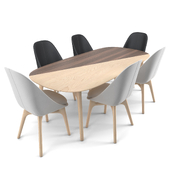 Solo dining set by NERI & HU