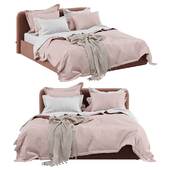 Bolzan letti Joy Box Bed and Adairs Bamboo Violet Quilt Cover