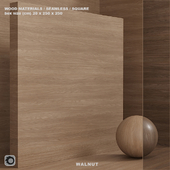 Wood / walnut material (seamless) - set 76