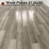 Plank Wood Floor - 31 (6x36)
