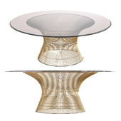 Knoll Platner Coffee Table Gold