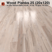 Plank Wood Floor - 25 (20x120)