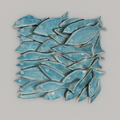 Ceramic panel "Fish"
