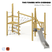 KOMPAN. “TWO TOWERS WITH OVERHEAD"