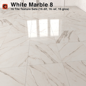 White Marble Tiles - 8