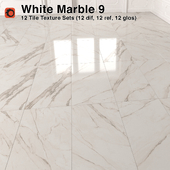 White Marble Tiles - 9