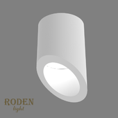 OM Universal, laid on or mortise gypsum lamp RODEN-light RD-54 MR-16