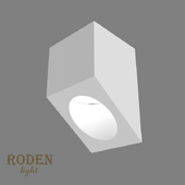 OM Universal, laid on or mortise gypsum lamp RODEN-light RD-55 MR-16