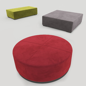 MERIDIANI POUF AND BENCHES BRONS 1996