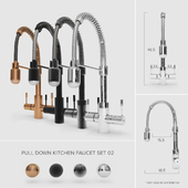 Pull-Down Kitchen Faucet Set 02