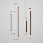 Link vertical pendant by Hollis+Morris