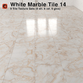 White Marble Tiles - 14