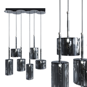 Подвесной светильник AXO Light Spillray SP lamps 6 black glass