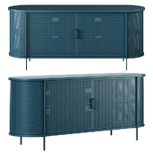 West Elm Perforated Metal Buffet