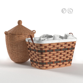 Laundry and Storage Wicker Baskets