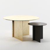 OS tables set 2 by Atelier de Troupe