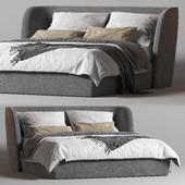 Rolf Benz 1400 Tondo Fabric Double Bed