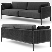 Encore Modern Garden 3 Seater Lounge Sofa