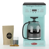 Nostalgia RCOF120AQ Retro 12-Cup Coffee Maker