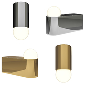 Brass Architectural Collection D2, O1 Sconce by Michael Anastassiades