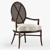 Oval X-Back Chair