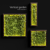 Vertical garden. Moss modules 4