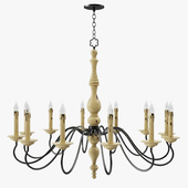 Currey and company - Leclaire chandelier