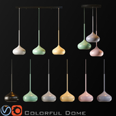 Colorful Dome Shaped Lampshade