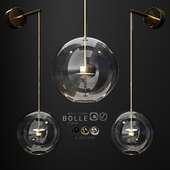 Wall light Giopato and Coombes Bolle vertical longe