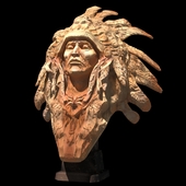 Скульптура Американский Индеец