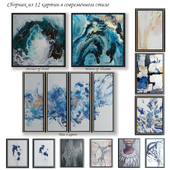 Collection of contemporary paintings (set-12)