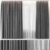 WOOL GRAY CURTAINS
