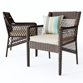 Benedetto Patio Dining Chair with Cushion