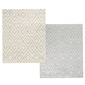 Performance Double-Diamond Moroccan Rug by Restoration Hardware