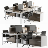 Office Furniture Employee Set