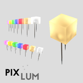 OM Точечные светильники PIXLED - пиксели c PIXCAP колпачками Cube "Звездное небо" для токопровдящих панелей PIXLUM