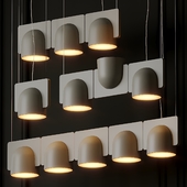 FontanaArte Igloo Suspension Lamps 4 Positions