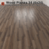 Plank Wood Floor - 34 (6x36)