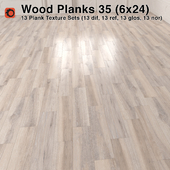 Plank Wood Floor - 35 (6x24)