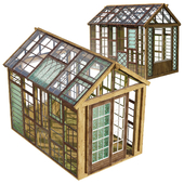 Greenhouse from old window frames
