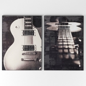 Encaustic Guitar Photography от Restoration Hardware
