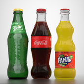 Coca Cola, Fanta, Sprite 0,25l