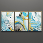 Set of triptych paintings 49