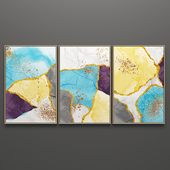 Set of triptych paintings 51