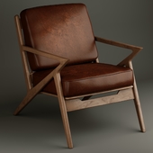 modern leather chair 01
