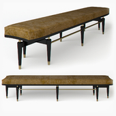 Contemporary upholstered bench