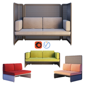 Coalesse - Lagunitas Lounge System Two Seater Sofa