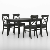 Ikea Ingolf Chair black